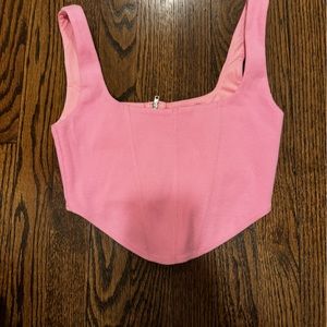Pink Princess Polly Crop Top